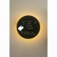 BOARD LED Lampe applique noir 12W