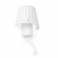 MIX Lampe applique blanc 1L avec liseuse LED