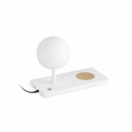 NIKO LED Lampe table blanche diffuseur PC