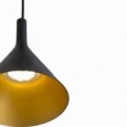 PAM-P LED Lampe suspension noir et or