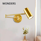 Nordic LED Wall Lamp Retractable Adjustable Wall Lights for Home Decoration Bedroom Bedside Reading Sconce Add Dimmable Function