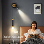 Bedroom bedside wall lamp modern minimalistluxury creative spotlight For home led  living room background decor wall light
