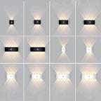 PIR Motion Sensor Wall Lamp AC85-265V Waterpoof Outdoor Garden Lighting Nordic LED Wall Light Living Room Bedroom Stairs Decor