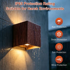 Wall Sconce Exterior Garden Porch Sconce Light Outdoor Waterproof COB Wall Lamp Led Room Light 110-265V Warm White LED light