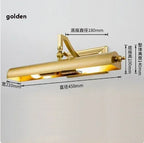 Nordic Minimalism Mirror Painting Wall Lamp LED Mirror Headlight Retro Bedside Reading Light Toilet Makeup Engineering