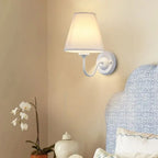 E27 Retro Wall Lamp Simple Creative Fabric Wall Lamp Living Room Bedroom Bedside Hotel Home Decor LED Lighting Fixtures