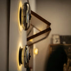 Designer Glass Wall Lamp LED Black Gold Decorative Sconce for Living Room Bedroom Corridor Bedside Background Copper Wall Light