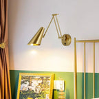 Nordic LED Wall Lamp Retractable Adjustable Wall Lights for Home Decoration Bedroom Bedside Reading Sconce Add Dimmable Function