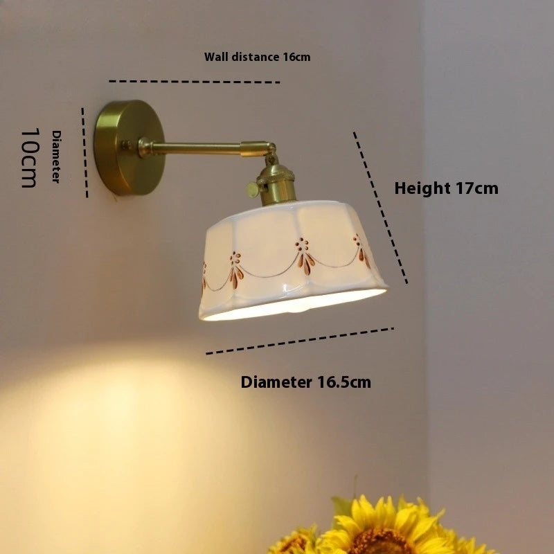 Applique murale salle de bain orientable