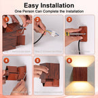 Wall Sconce Exterior Garden Porch Sconce Light Outdoor Waterproof COB Wall Lamp Led Room Light 110-265V Warm White LED light