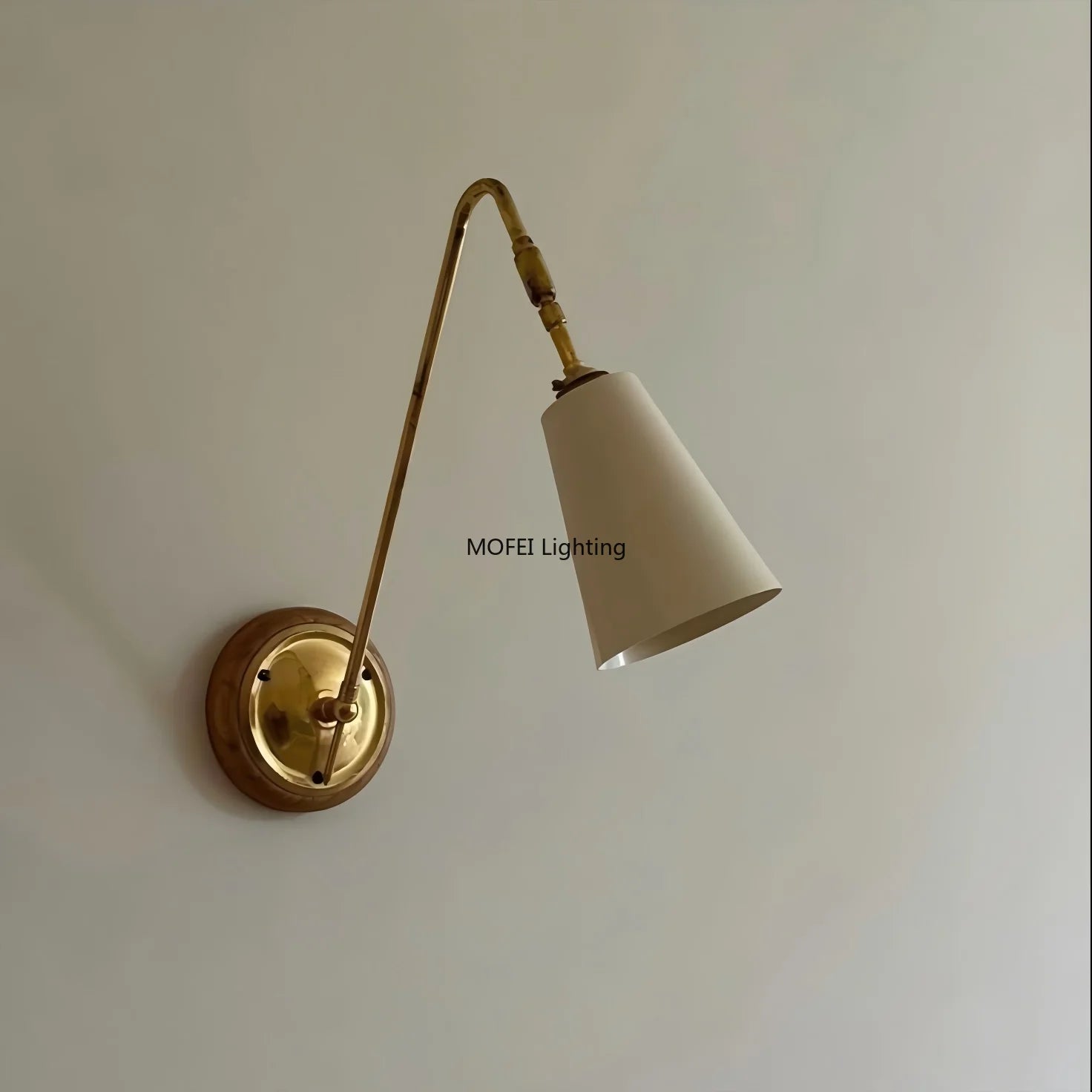 Retro Brass Wall Lamp Nordic Living Room Hallway Mood Lighting Bedroom Bedside Sconce LED Wall Light Fixture Home Decor