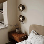 French Designer Medieval Cream Glass Wall Lamps LED Decorative Wall Mounted Tea Shop Stairs Bedroom Bedside Background Fixtures