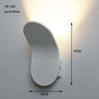 LED Lights Modern Simple Wall Lamp Bedhead Wall Light Study Wall Light Feeding Light Background Wall Spotlight Corridor Fixtures