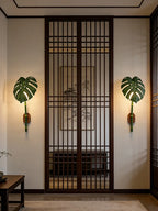 Outdoor Waterproof Wall Lamp With E27 1 -Light Bionic Bamboo Wall Sconce for Balcony Garden Entryway Bedroom Decor Viewing Lamp