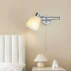 Nordic LED Wall Lamp Adjustable Mechanical Telescopic Arm Wall Light With Switch Indoor Lighting Home Decor Bedside Bedroom