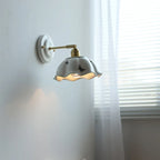 American Retro Brass Luxury Wall Lamp Bedroom Bedside Simple Ceramic Corridor Light Living Room Background Wall Atmosphere Lamps