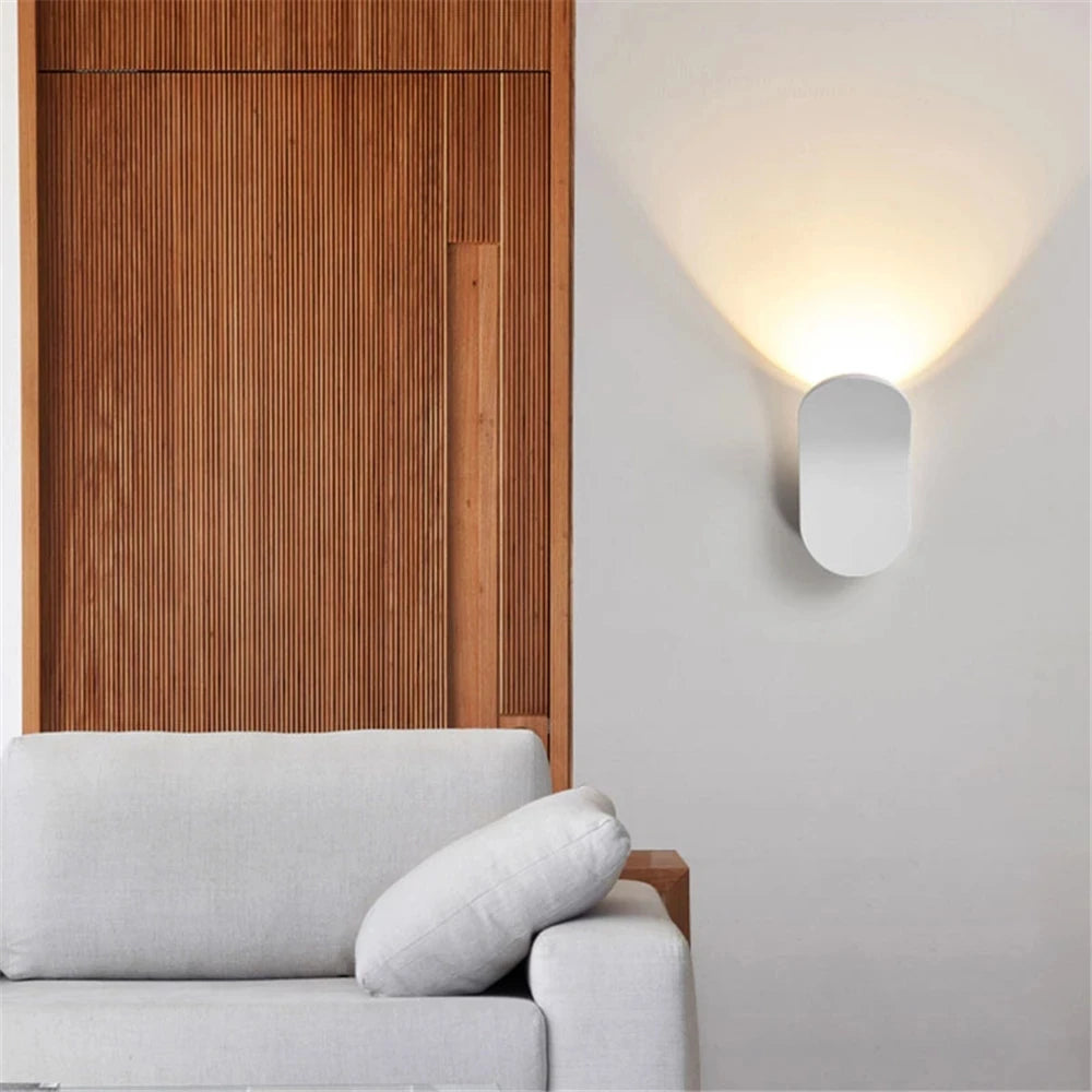 LED Lights Modern Simple Wall Lamp Bedhead Wall Light Study Wall Light Feeding Light Background Wall Spotlight Corridor Fixtures