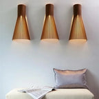 Japanese Wooden Tatami Wall Lamps LED Creative Personality Restaurant Corridor Entrance Light Wood Art Single Head Sconces Light