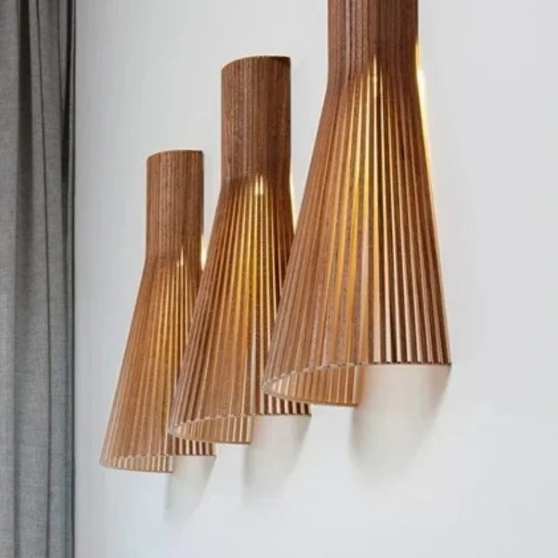 Japanese Wooden Tatami Wall Lamps LED Creative Personality Restaurant Corridor Entrance Light Wood Art Single Head Sconces Light