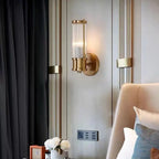Postmodern Luxury Crystal Glass Wall Lamps Designer Creative Illumination Luminaire Living Room Bedroom Corridor Ornament Lights