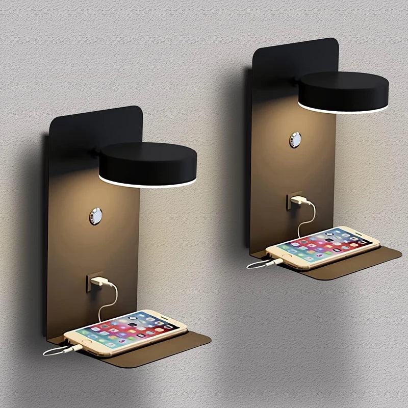 Applique murale avec port usb