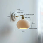 American Retro Brass Luxury Wall Lamp Bedroom Bedside Simple Ceramic Corridor Light Living Room Background Wall Atmosphere Lamps