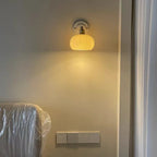 American Retro Brass Luxury Wall Lamp Bedroom Bedside Simple Ceramic Corridor Light Living Room Background Wall Atmosphere Lamps