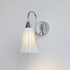 Ceramic Study Bedroom Wall Lamp Simple and Unique Light Nordic Post-modern Bedside Lamp French Romantic Corridor Lamp