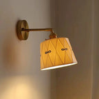 IWHD Simple LED Wall Lamps Living Room Cafe Reading Ceramic Pull Chain Switch Up Down Rotate Copper Bathroom Vanity Mirror Light