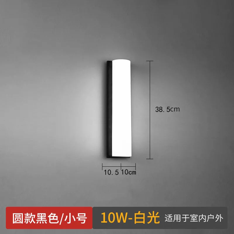 Modern Minimalist Outdoor Indoor Wall Lamps Bedroom Living Room Balcony Aisle Staircase Courtyard Creative Glass Sconces Lights