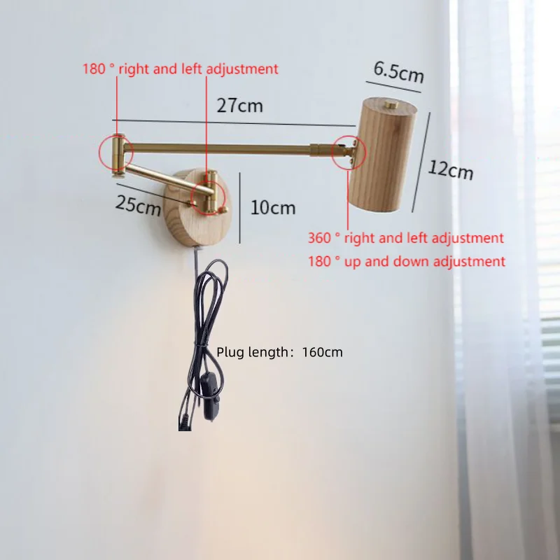 Applique murale bois scandinave