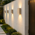 Yellow Travertine Stone Wall Lamp for Shop Restaurant Cafe Indoor Outdoor Decoration Sconce Light Background House Lights
