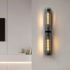Italian Minimalist Glass Wall Lamps Modern Hight End Lights Fixture Living Room Bedroom Hallway Hotel Atmoshere Ornament Sconces