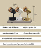 Applique murale rechargeable avec télécommande