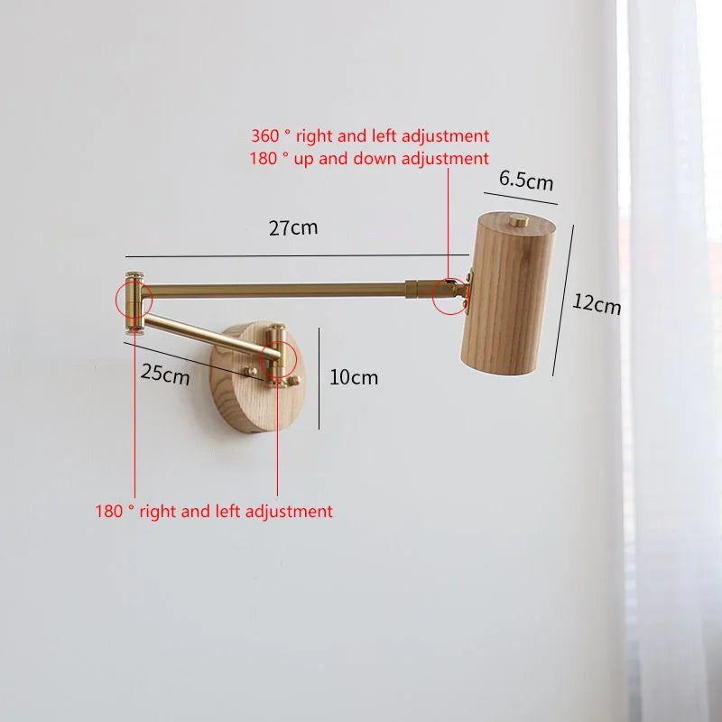 Applique murale bois scandinave