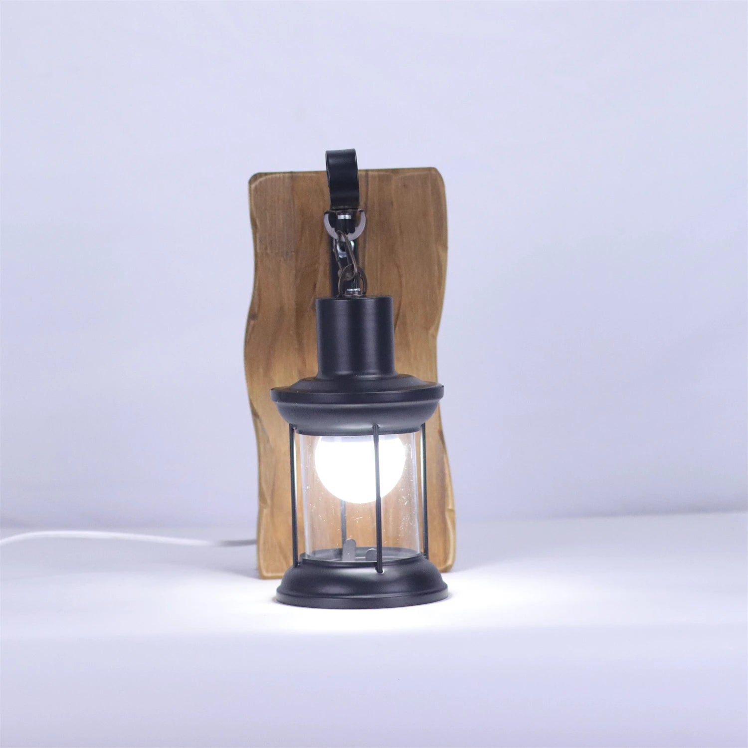 JOYINLED Antique Retro Vintage Industrial Wood Wall Lamp Retro Wall Light Sconce for Bedroom Hallway Bar Café Garden E27 Sconce