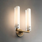 Contemporary Minimalist Linear Glass Wall Lamps Designer Creative Sconces Living Room Bedroom Cloakroom Aisle Illumination Decor
