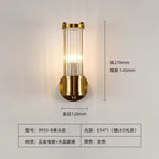 Postmodern Luxury Crystal Glass Wall Lamps Designer Creative Illumination Luminaire Living Room Bedroom Corridor Ornament Lights