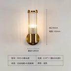Postmodern Luxury Crystal Glass Wall Lamps Designer Creative Illumination Luminaire Living Room Bedroom Corridor Ornament Lights