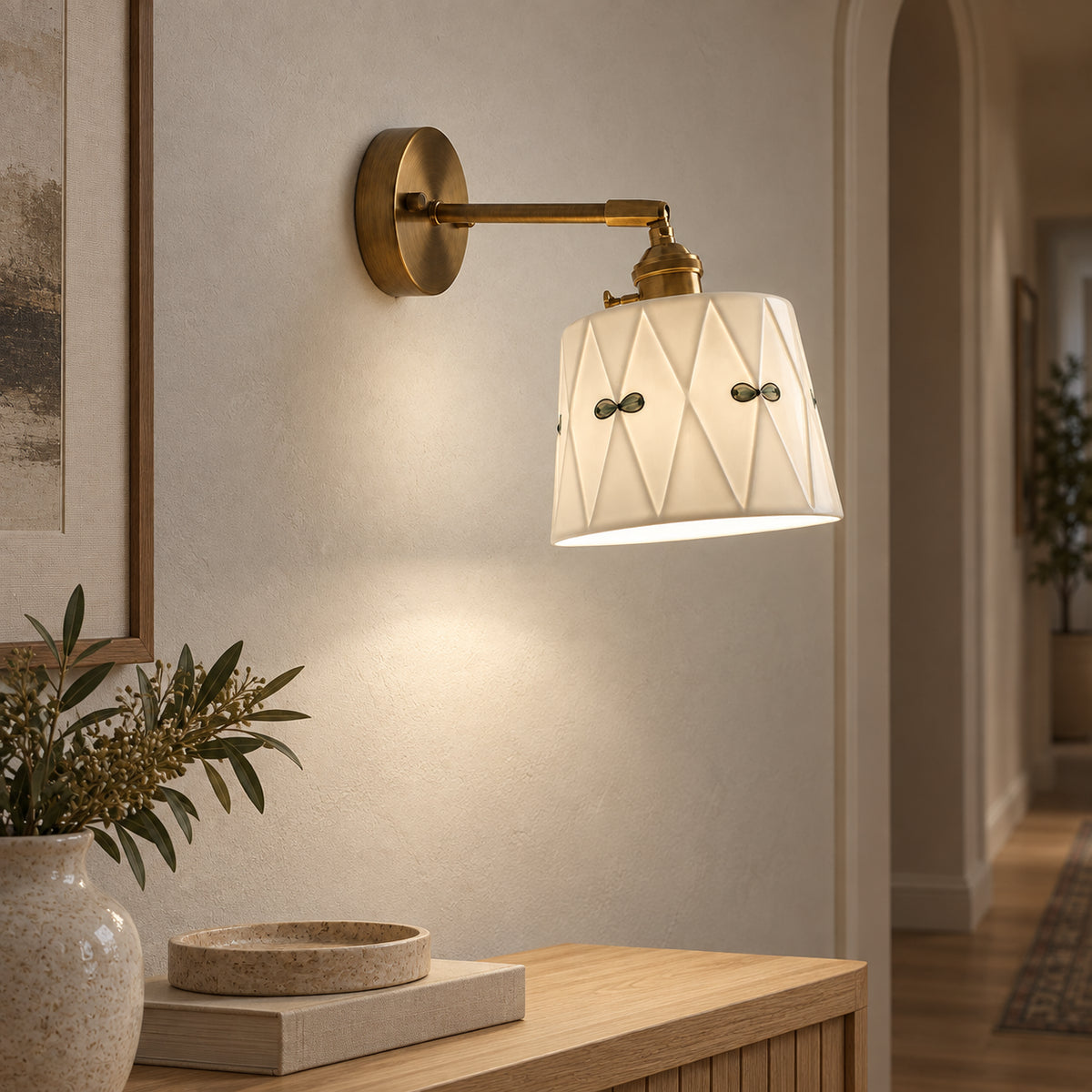 Applique murale orientable en lumière neutre