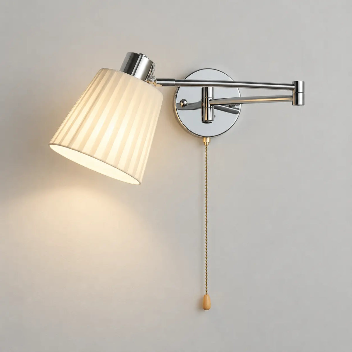 Applique murale design scandinave beige – variante lumière chaude