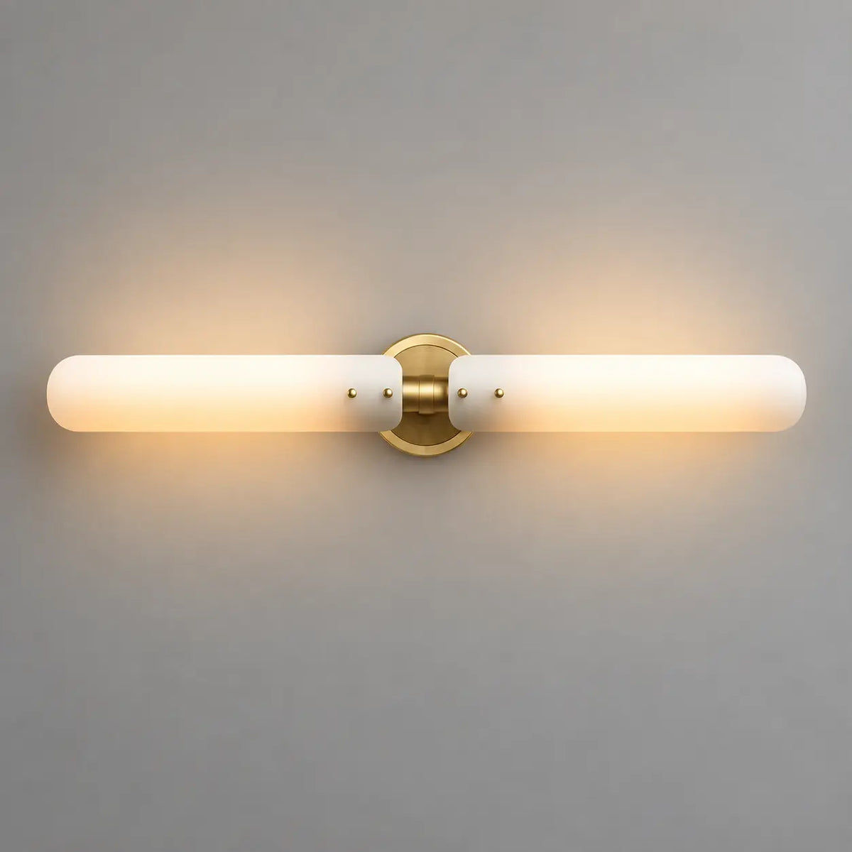 Applique murale design verre – variante lumière chaude