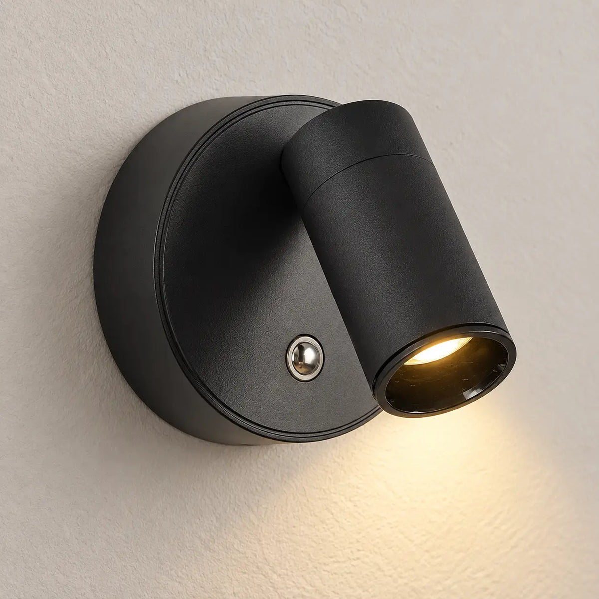 Applique murale LED sans fil rechargeable noire – packshot