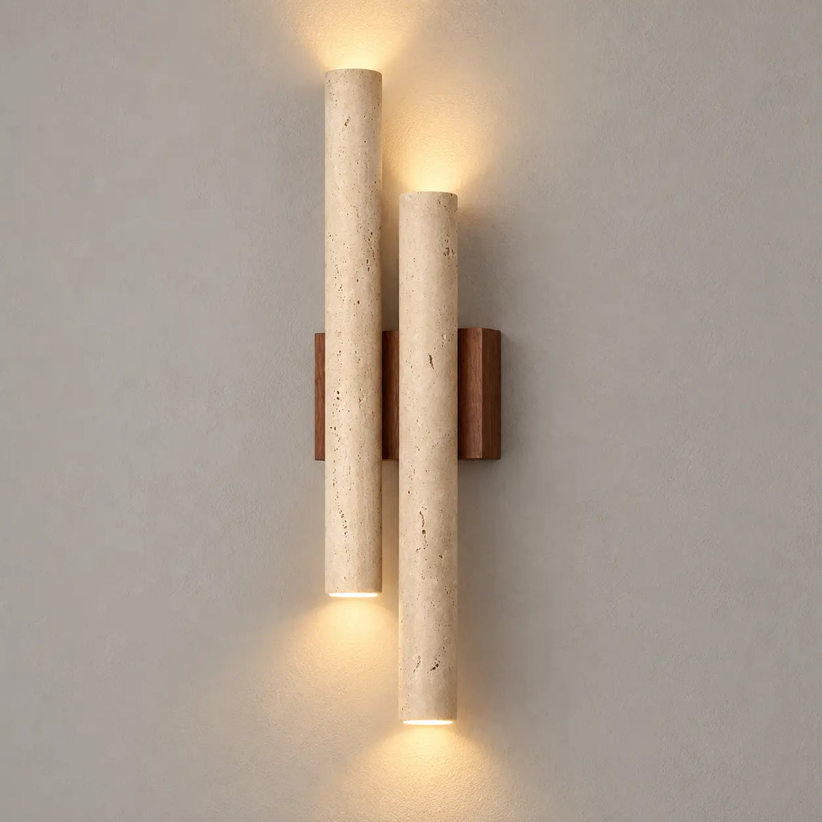 Applique murale longue, double tube 50 cm – lumière chaude