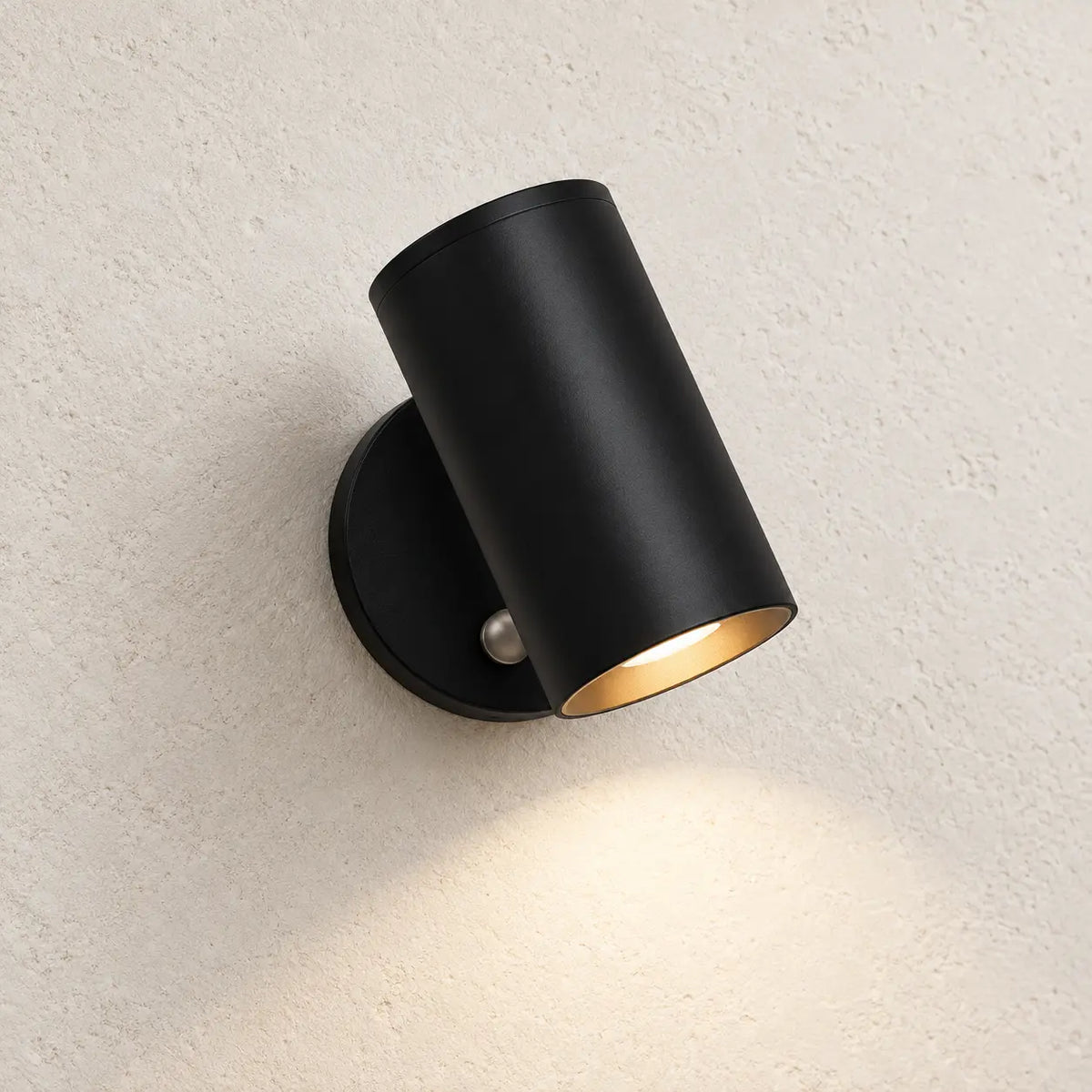 Applique murale rechargeable noire, trois couleurs