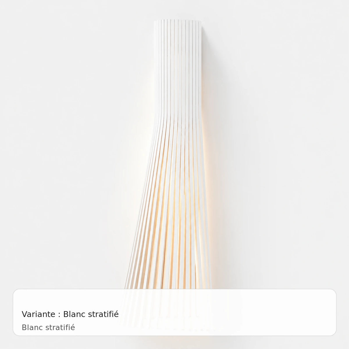 NOUVELLE IMAGE 2026-09-03 — Applique murale bois blanc — studio blanc stratifie