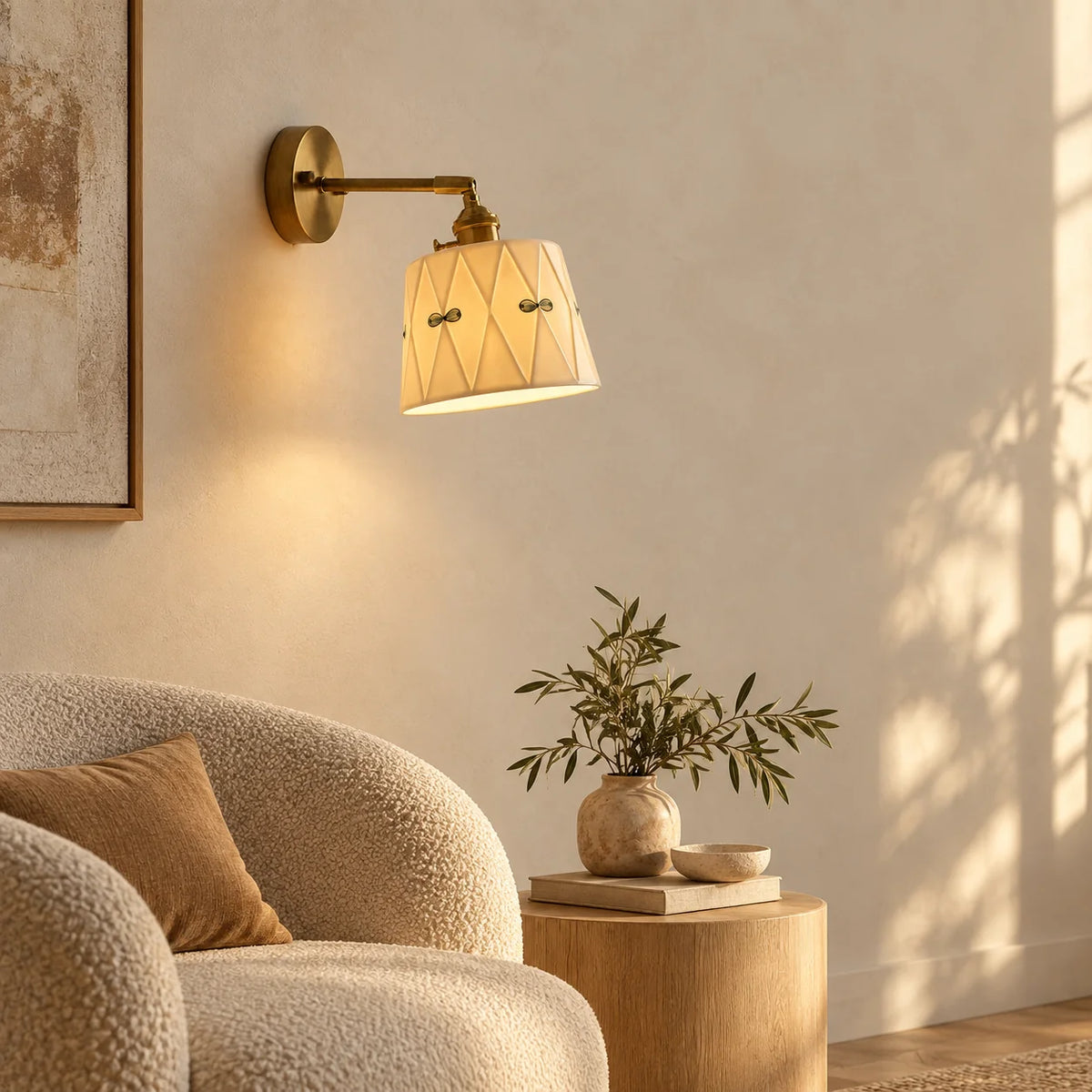 Applique murale salle de bain orientable — image avec texte