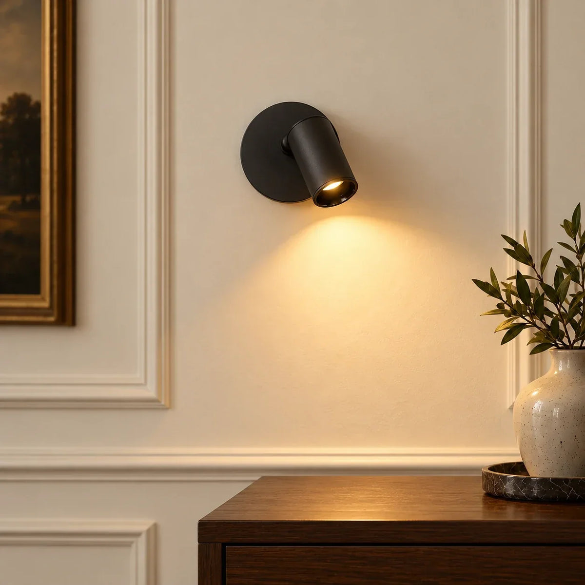 Applique murale led sans fil rechargeable — image avec texte