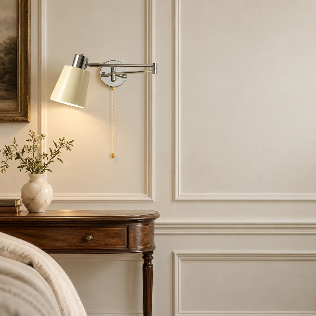 Applique murale orientable chambre — image avec texte