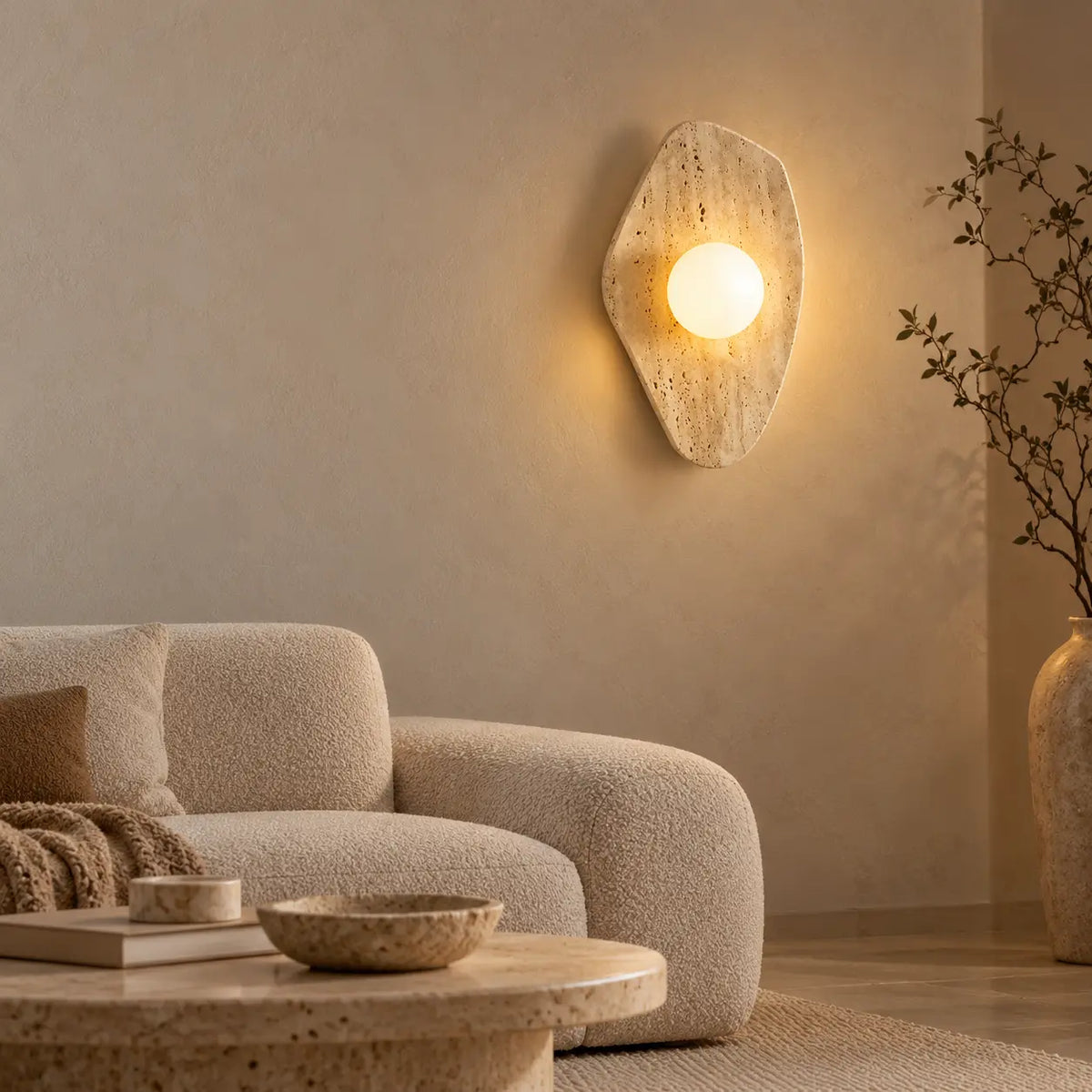 Applique murale chambre moderne — image avec texte
